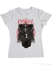 Tricou ADLER dama The passage Alb