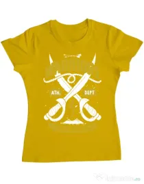 Tricou ADLER dama Warriors Galben