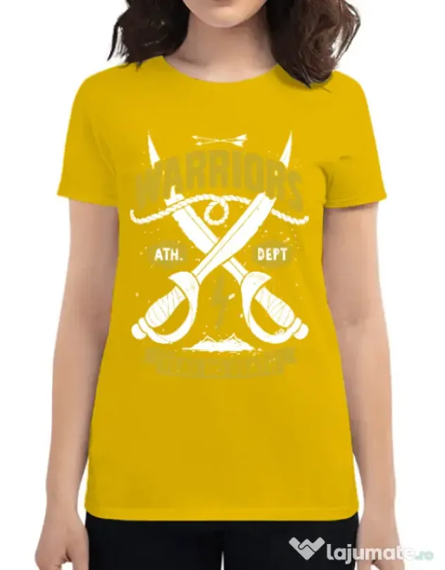 Tricou ADLER dama Warriors Galben