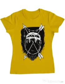 Tricou ADLER dama Arrows Galben