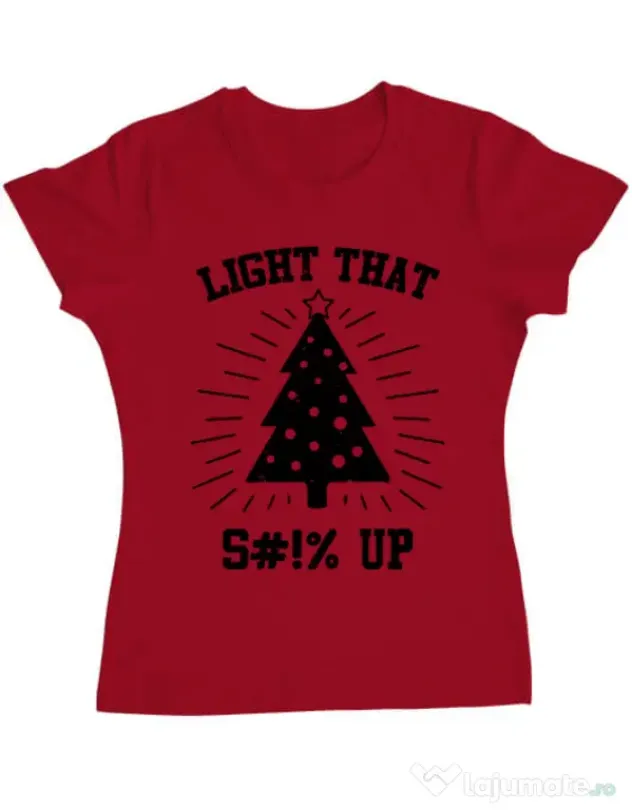 Tricou ADLER dama Light that up Rosu