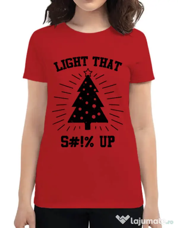 Tricou ADLER dama Light that up Rosu