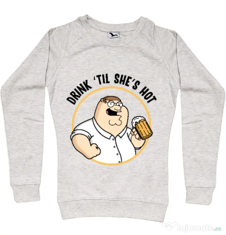 Bluza ADLER dama Drink til she is hot Migdala melanj
