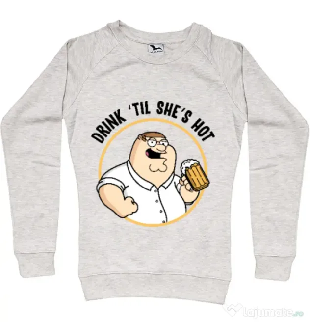 Bluza ADLER dama Drink til she is hot Migdala melanj