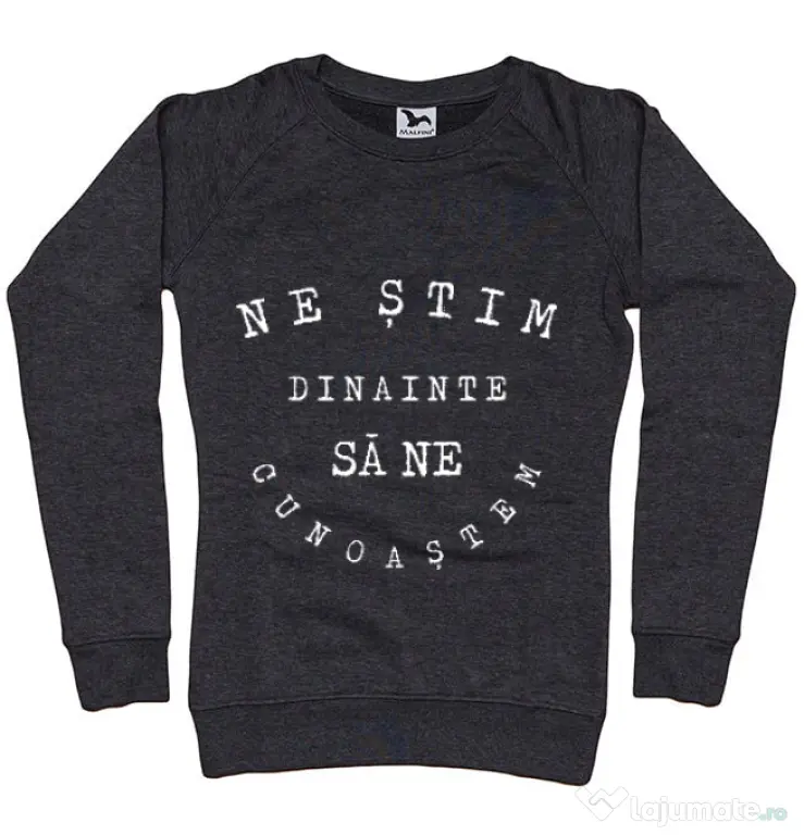 Bluza ADLER dama Ne stim II Negru melanj