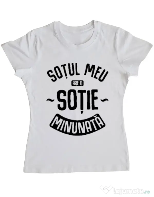 Tricou ADLER dama O sotie minunata Alb