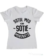 Tricou ADLER dama O sotie minunata Alb