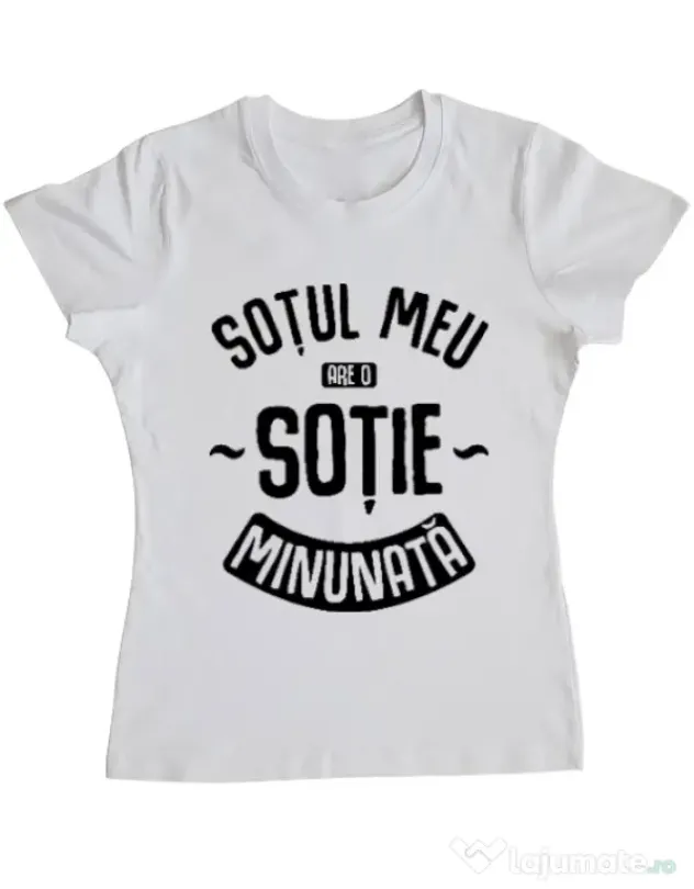 Tricou ADLER dama O sotie minunata Alb