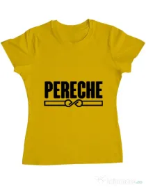 Tricou ADLER dama Pereche Galben