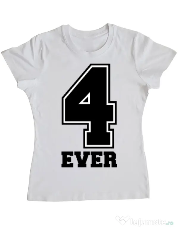Tricou ADLER dama Forever Alb