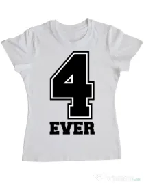 Tricou ADLER dama Forever Alb