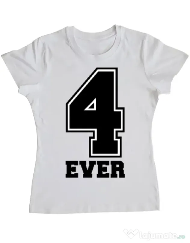 Tricou ADLER dama Forever Alb