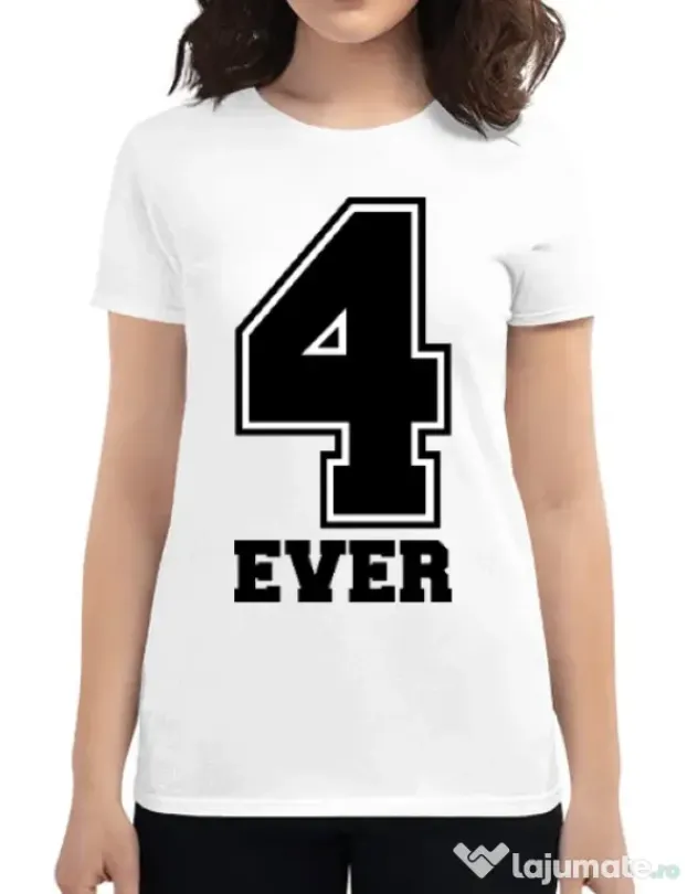 Tricou ADLER dama Forever Alb