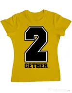 Tricou ADLER dama Together Galben