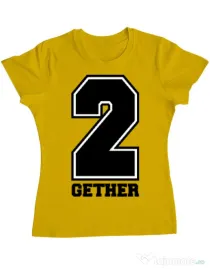Tricou ADLER dama Together Galben