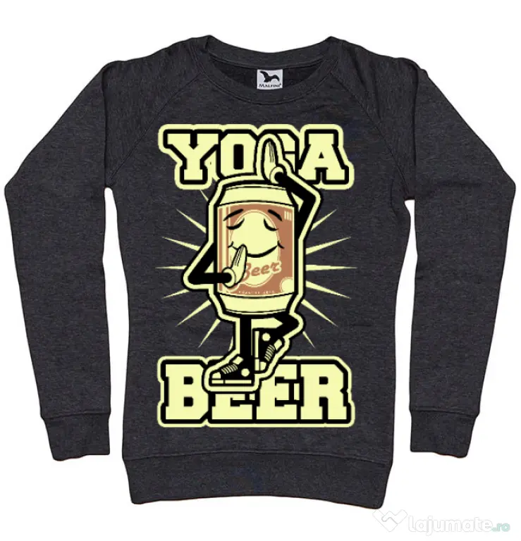 Bluza ADLER dama Yoga beer Negru melanj