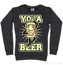 Bluza ADLER dama Yoga beer Negru melanj