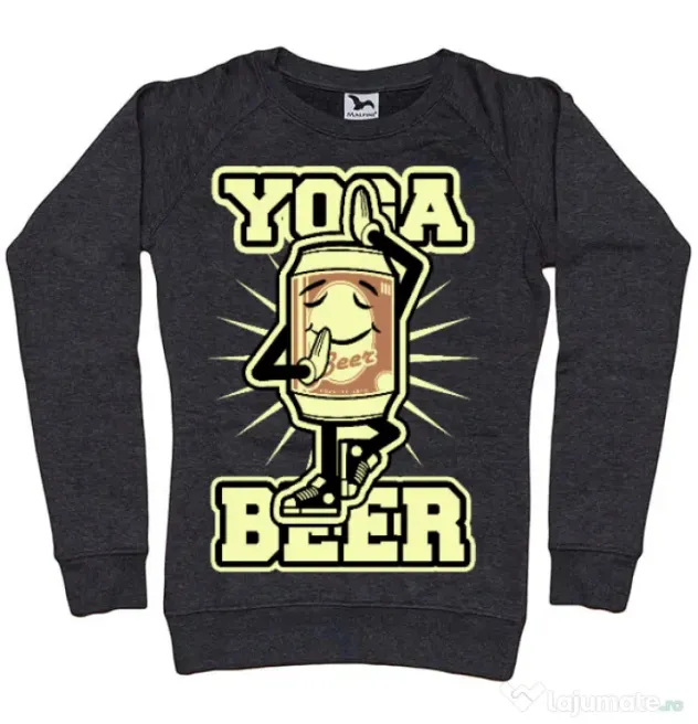 Bluza ADLER dama Yoga beer Negru melanj