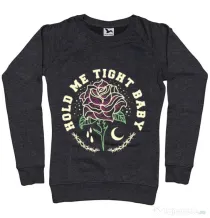Bluza ADLER dama Hold me tight Negru melanj