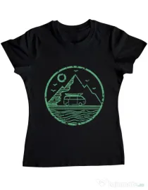 Tricou ADLER dama Van Negru