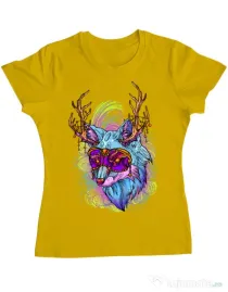 Tricou ADLER dama Wolf Galben