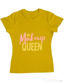 Tricou ADLER dama Makeup queen Galben
