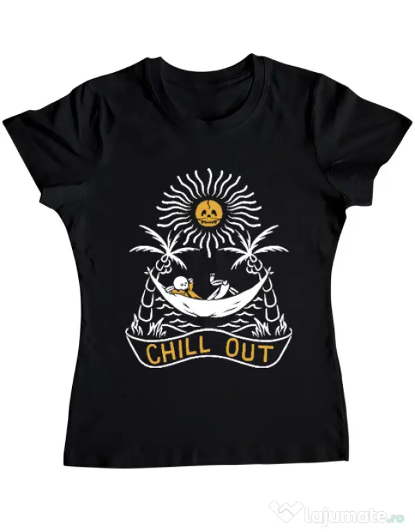 Tricou ADLER dama Chill out Negru
