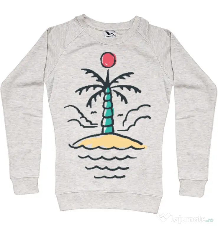 Bluza ADLER dama Relax island Migdala melanj