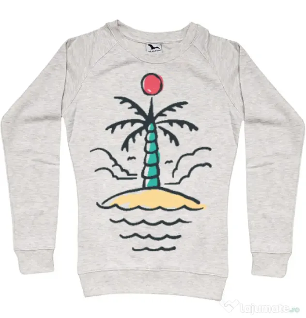 Bluza ADLER dama Relax island Migdala melanj