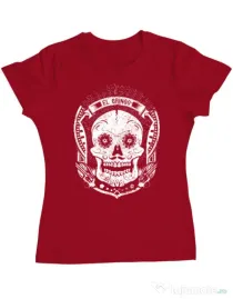 Tricou ADLER dama El gringo Rosu