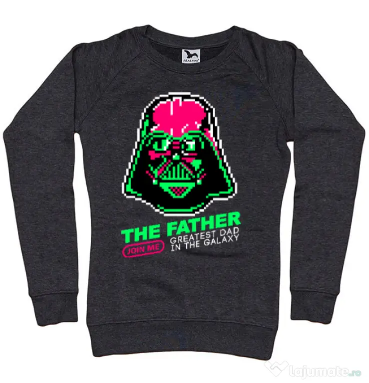 Bluza ADLER dama Join the father Negru melanj