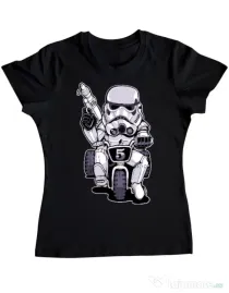 Tricou ADLER dama Little tooper Negru