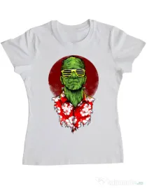 Tricou ADLER dama Frank holiday Alb