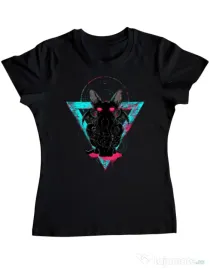 Tricou ADLER dama Cathulhu Negru