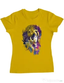 Tricou ADLER dama Shaman Galben