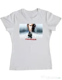 Tricou ADLER dama Trapped Alb