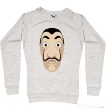 Bluza ADLER dama Dali mask Migdala melanj