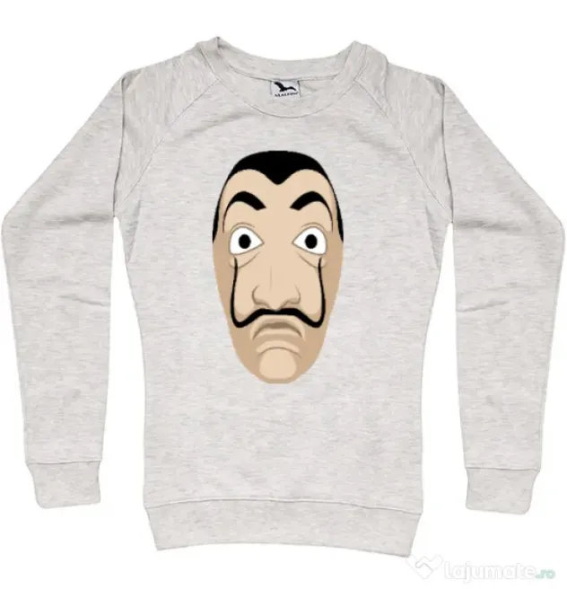 Bluza ADLER dama Dali mask Migdala melanj