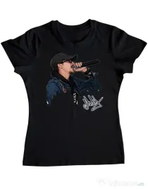 Tricou ADLER dama Adi Morosanu FAMILIA Negru