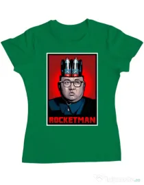Tricou ADLER dama Rocketman Verde mediu