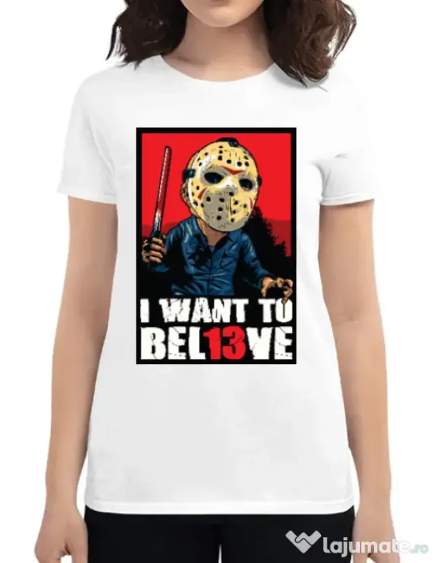 Tricou ADLER dama Believe Jason Alb
