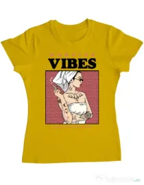 Tricou ADLER dama Morning vibes Galben