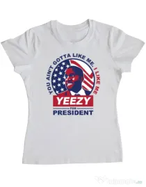 Tricou ADLER dama I like me Alb