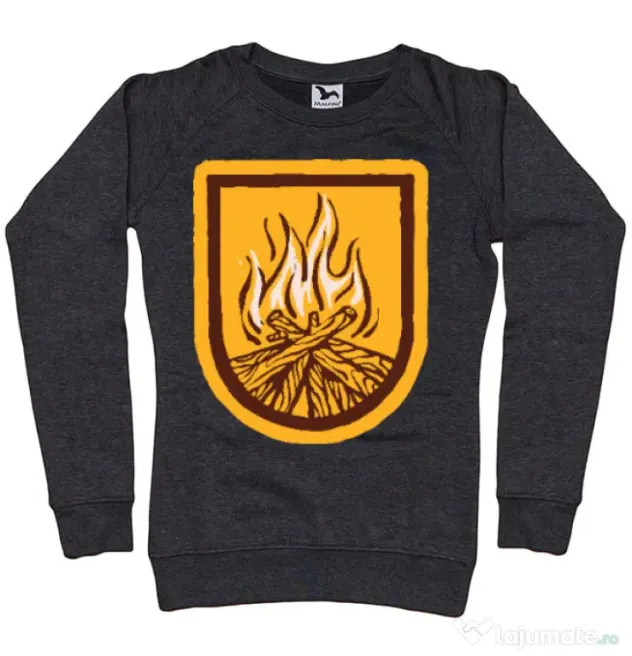 Bluza ADLER dama Bonfire Negru melanj