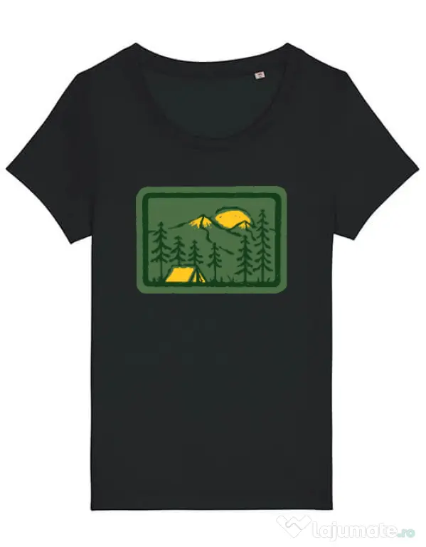 Tricou STANLEY STELLA dama Camping 2 Negru