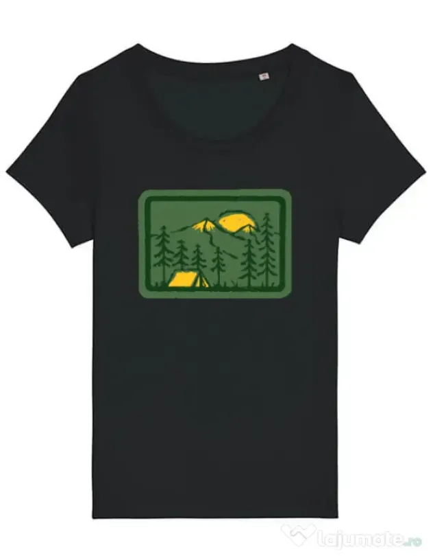 Tricou STANLEY STELLA dama Camping 2 Negru