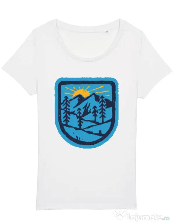 Tricou STANLEY STELLA dama Great nature Alb