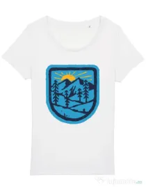 Tricou STANLEY STELLA dama Great nature Alb