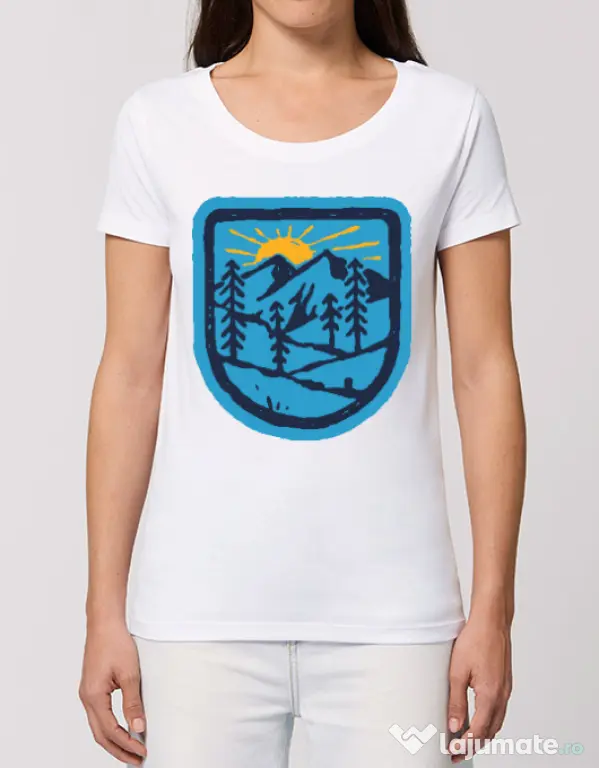 Tricou STANLEY STELLA dama Great nature Alb