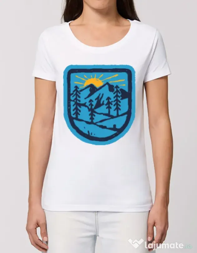 Tricou STANLEY STELLA dama Great nature Alb